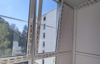 Наши выполненные работы по остеклению балконов